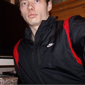 me in my nike tracksuit
