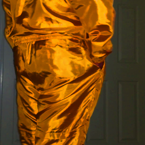 Chrome gold ultra shiny shellsuit