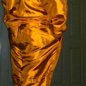 Chrome gold ultra shiny shellsuit