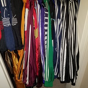 My adidas rainbow.   Lol.