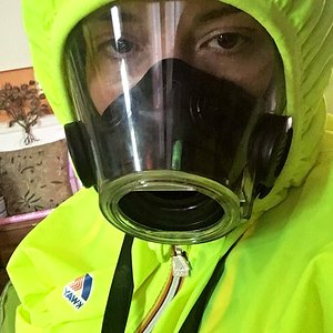 neon yellow k-way Claude windbreaker