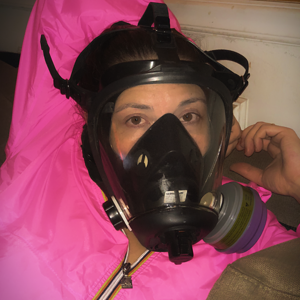 k-way Claudette and gasmask