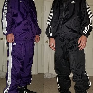 Two of my favorite adidas suits