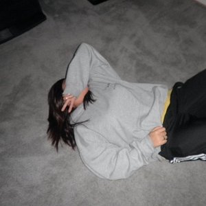 Adidas black pants camera shy