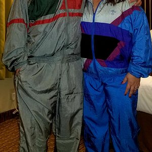 Date night in shellsuits