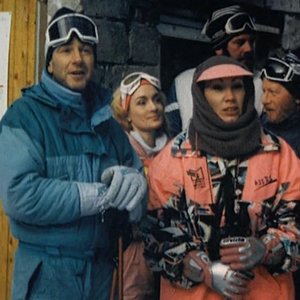 "Breakfast with a view of Mount Elbrus" ("Завтрак с видом на Эльбрус"). Russia. 1993.