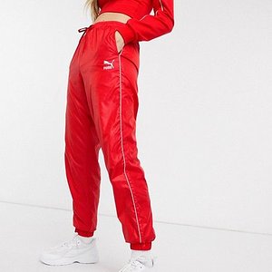 Puma High Waisted Joggers in red exclusive at ASOS _ ASOS.jpg