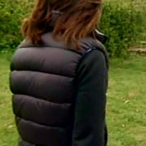 Black gilet back