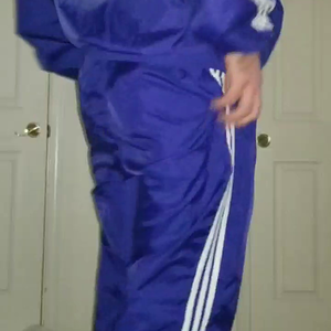 My purple adidas suit video