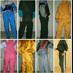 8+ of my swishy and silk tracksuits at the same time in one video