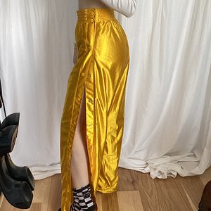 Silky snap pants