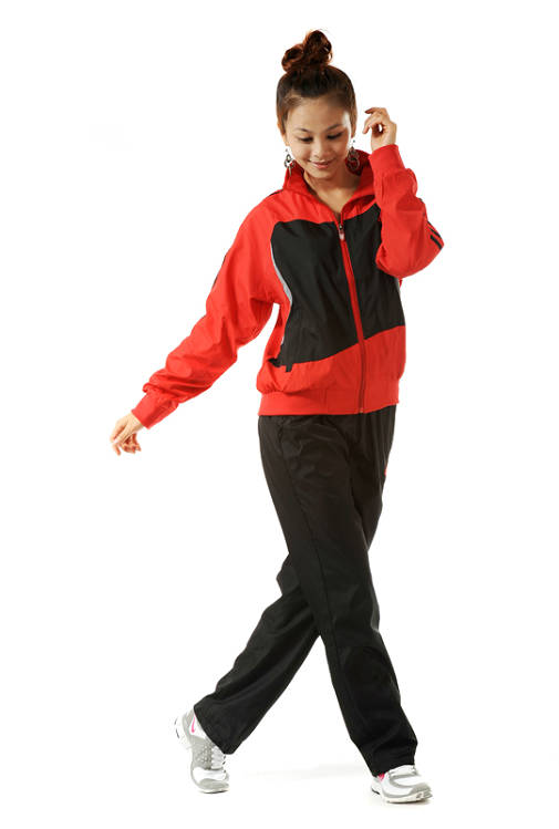 2012 Adidas tracksuit womens red dance