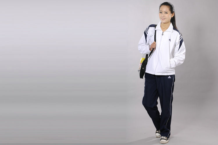 2012 Adidas tracksuit womens white black travel bag