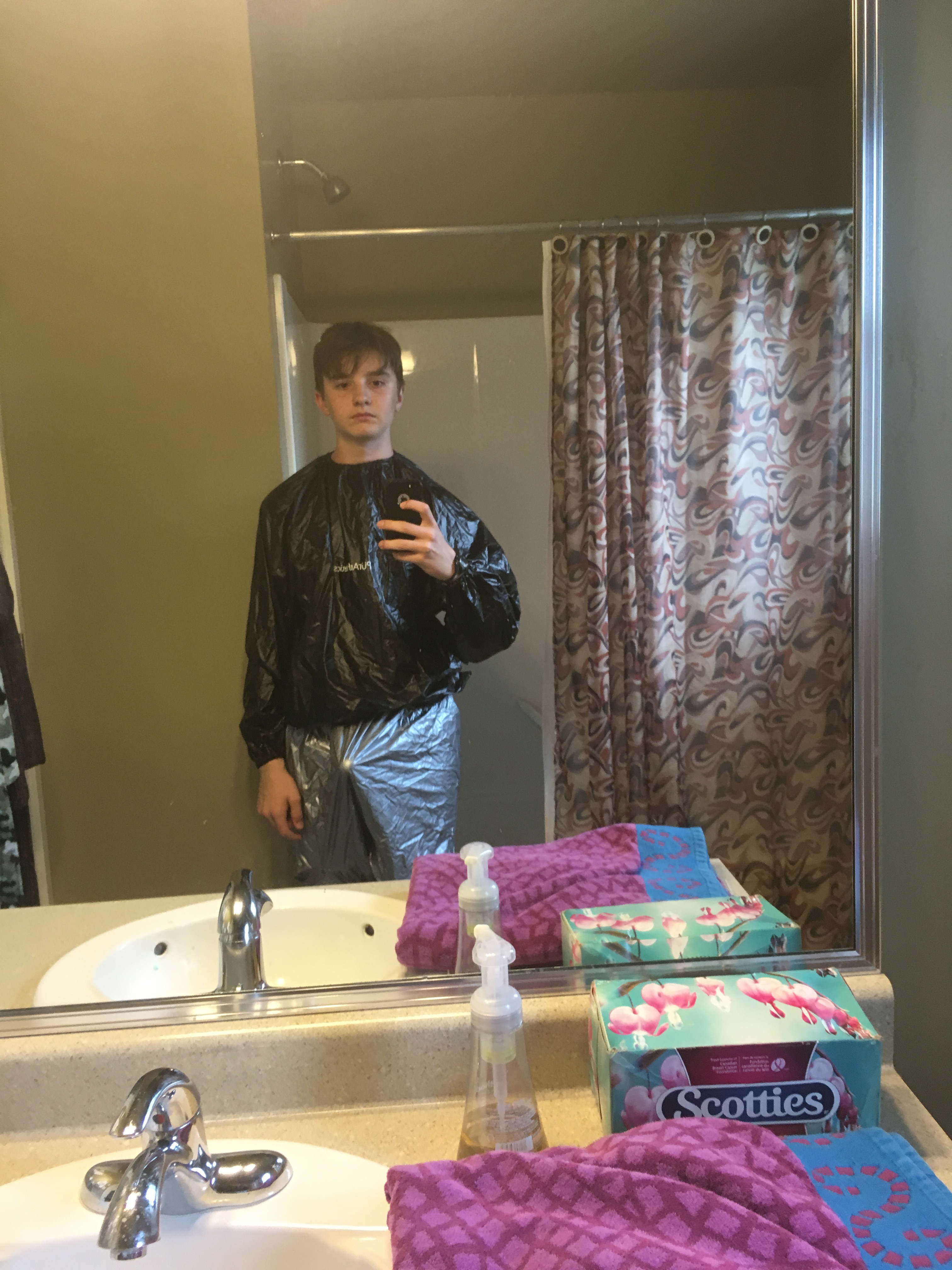 About to hop in the shower...