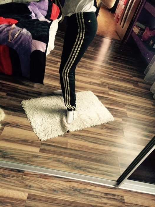 Adidas black/gold pants