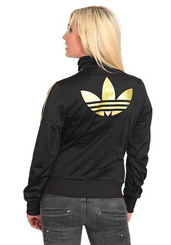 Adidas black logo windbreaker