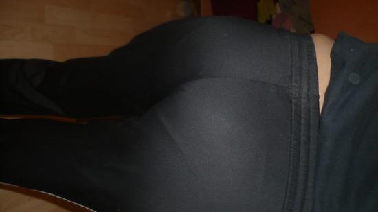 Adidas black rear view