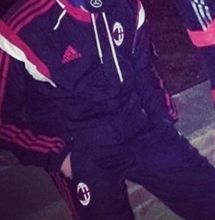 Adidas black/red suit girl