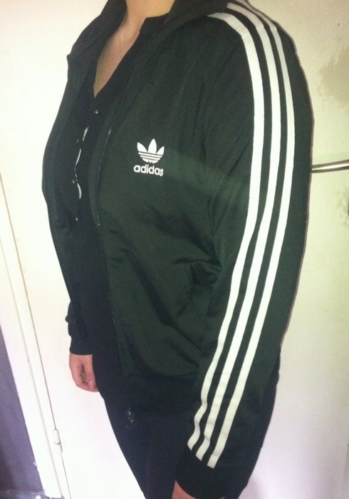 Adidas black/white jacket