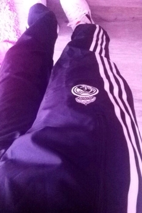 Adidas black/white pants