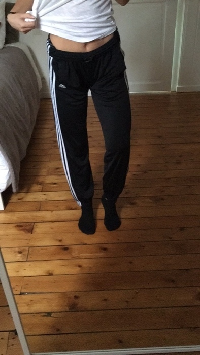 Adidas black/white pants