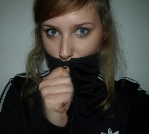 Adidas black zip up