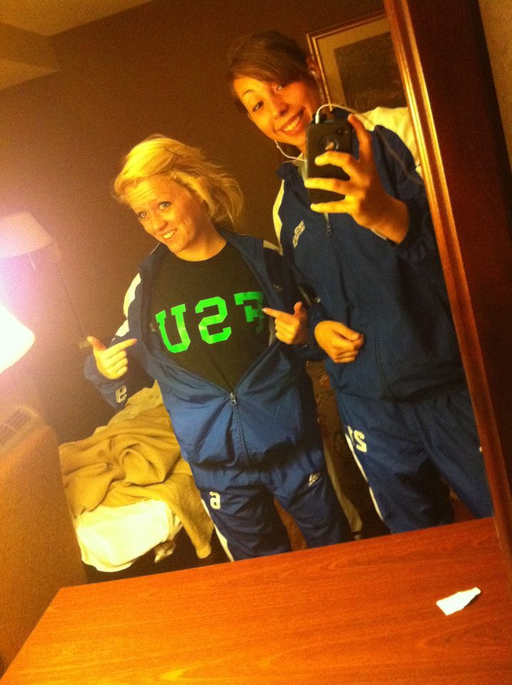 Adidas blue matching tracksuits