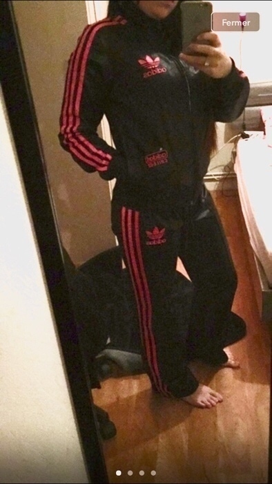 Adidas Chile black/pink suit