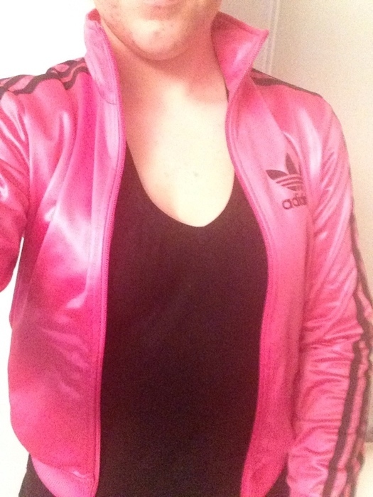 Adidas Chile pink jacket