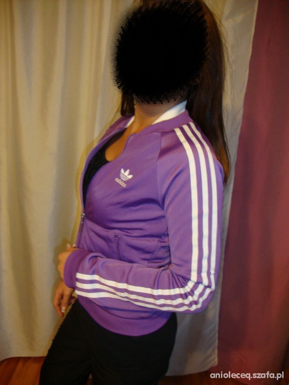 adidas originals adicolor firebird fioletowa faceless
