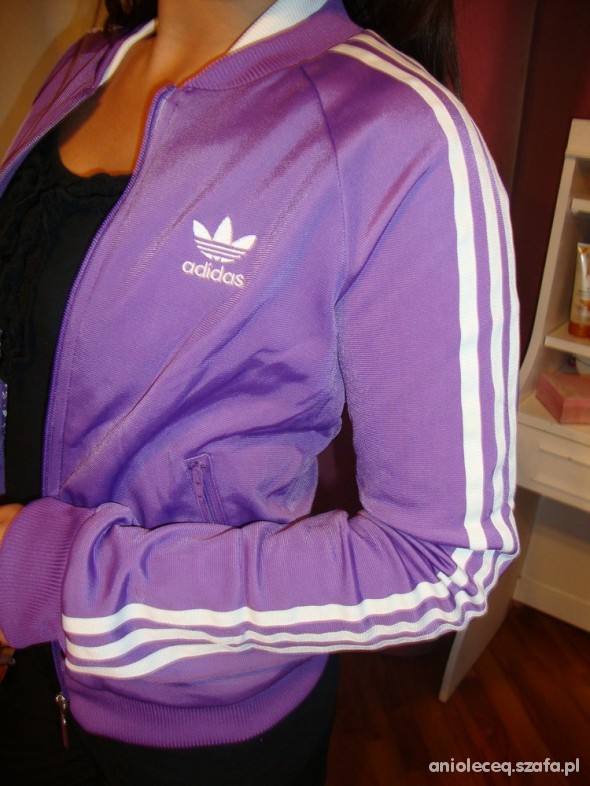 adidas originals adicolor firebird fioletowa