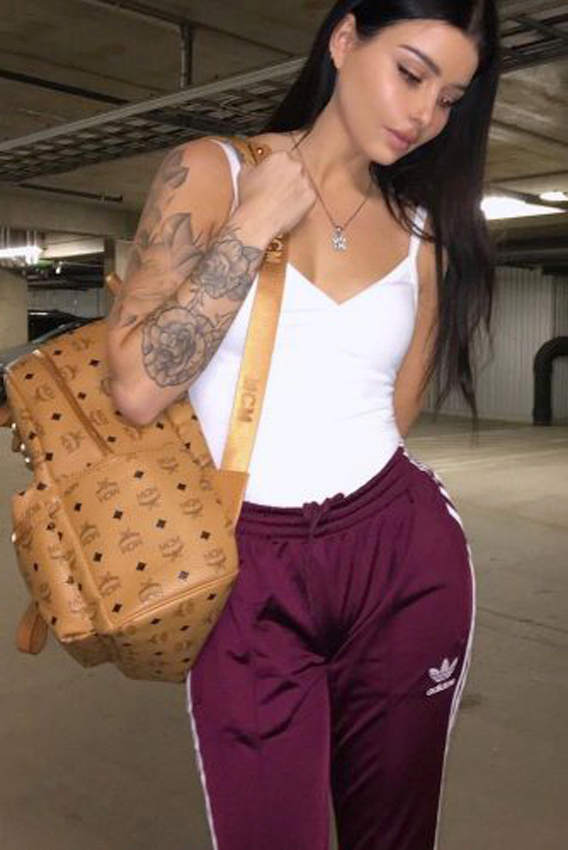 adidas-pants-outfit-ideas-burgundy-white-top-simple-casual-look-334x500.jpg