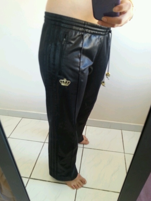 Adidas RESPECT ME shiny black pants