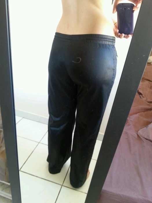 Adidas RESPECT ME shiny black pants