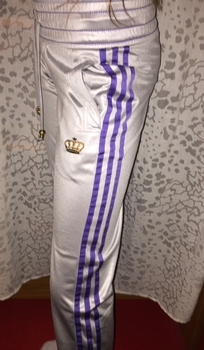 Adidas RESPECT ME silver/purple pants
