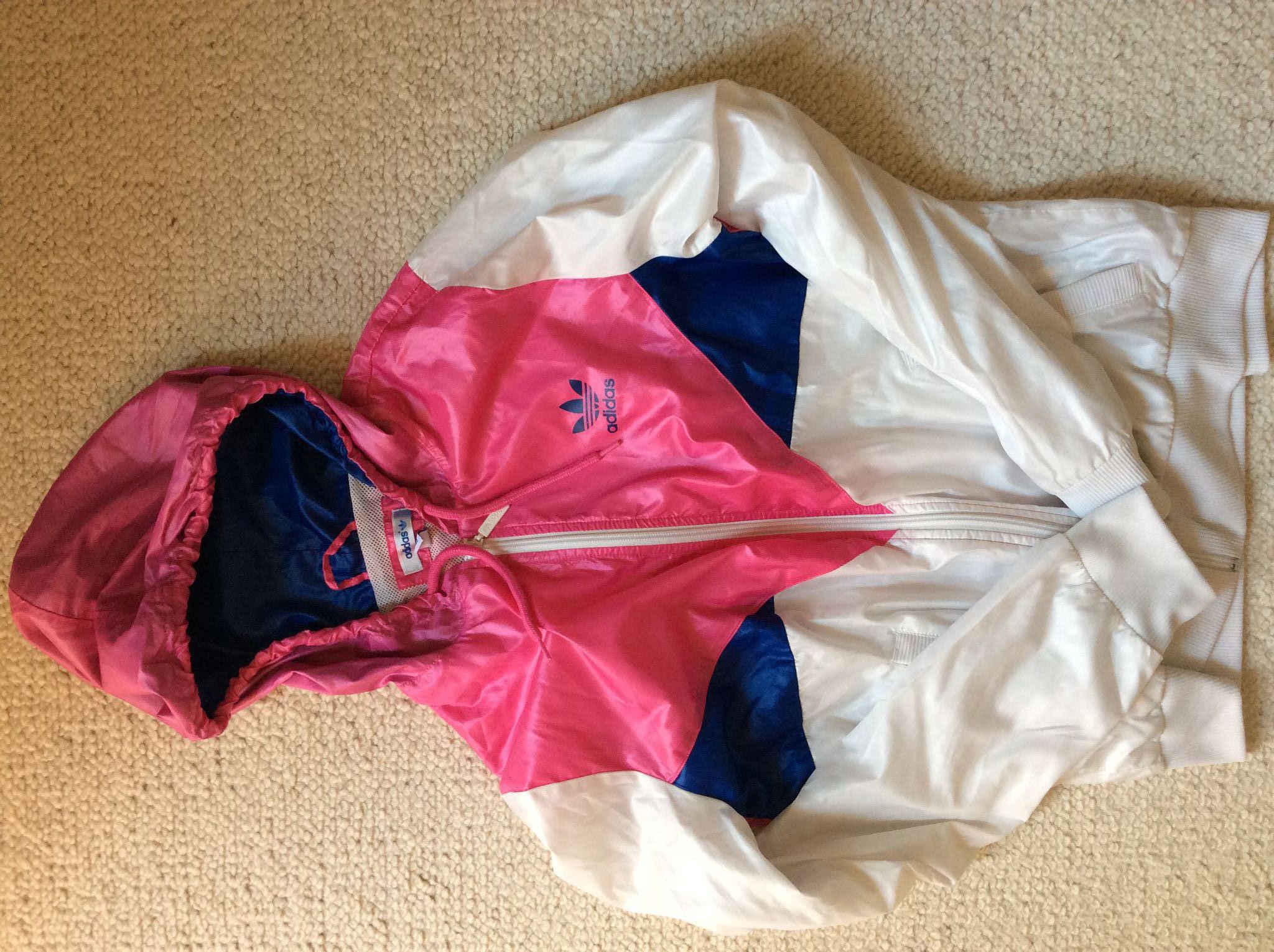 Adidas Windbreaker pink-white