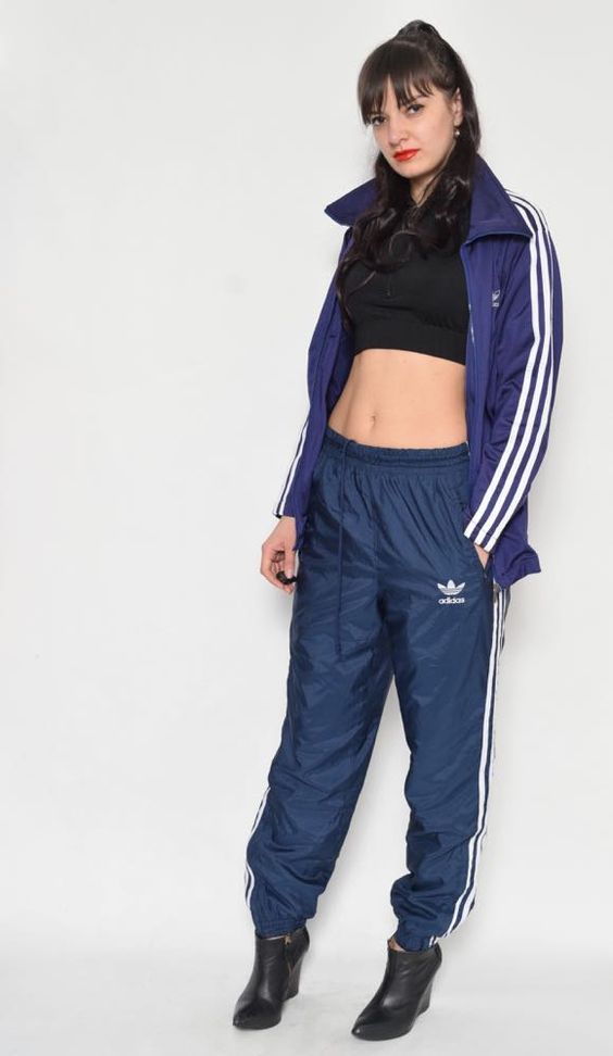 adidas windpants and firebird jacket