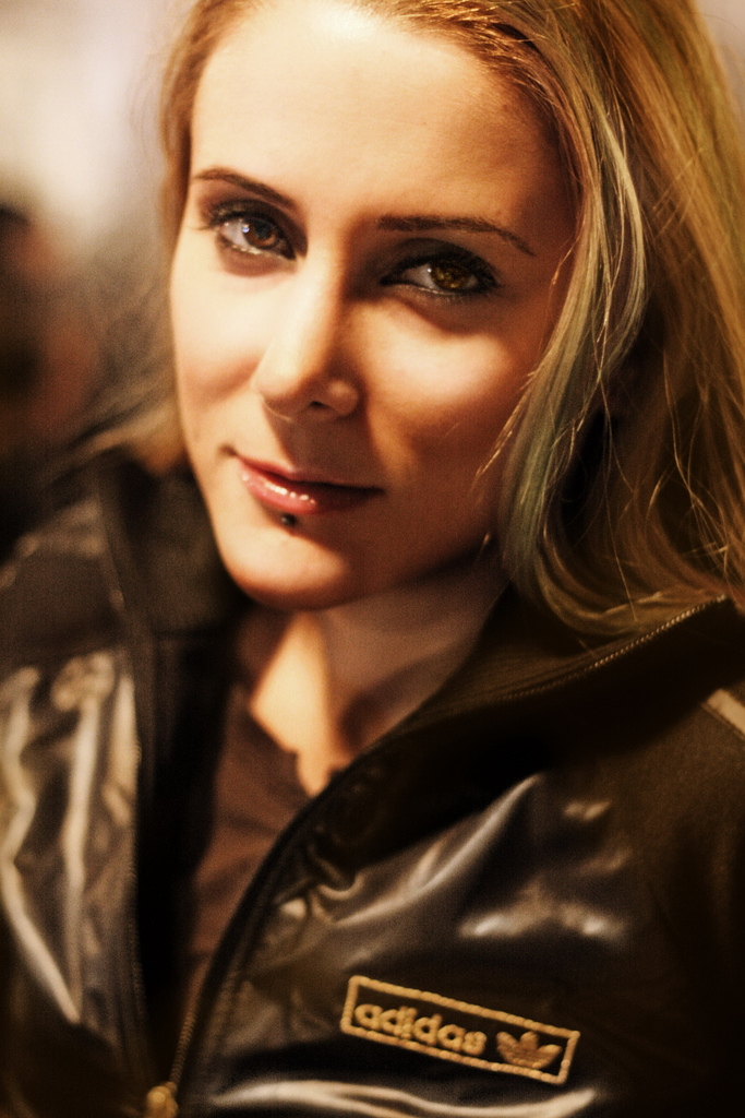 Adidas womens black jacket profile pisture