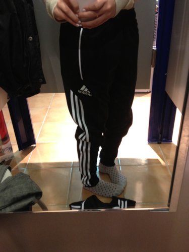 Adidas womens black pants clanging room
