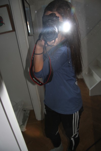 Adidas womens black pants with blue top semi side angle