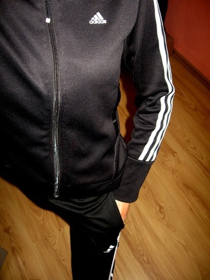 Adidas womens black suit show