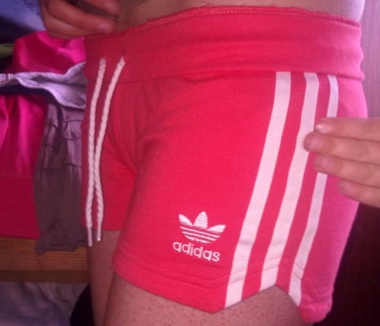 Adidas womens short shorts
