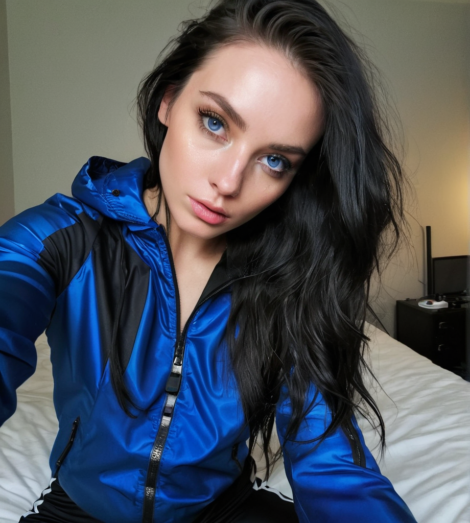 AI navy blue jacket