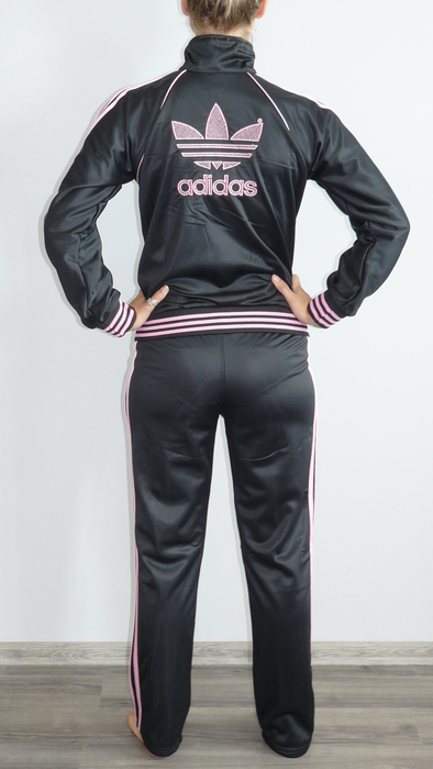 Black adidas tracksuit