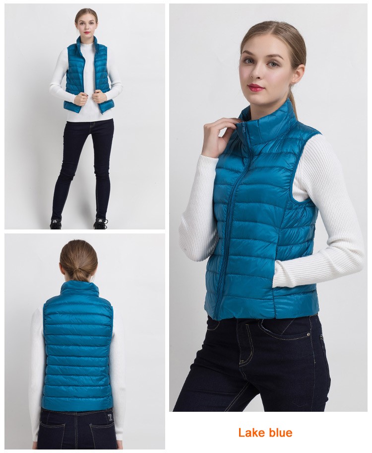 Blue gilet 3 view