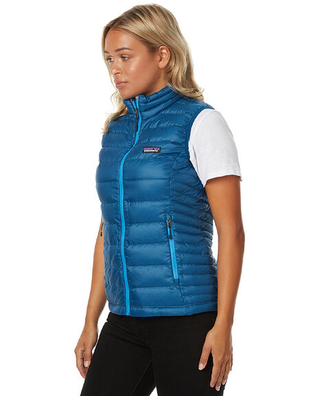 Blue Patagonia Big Sur gilet girl
