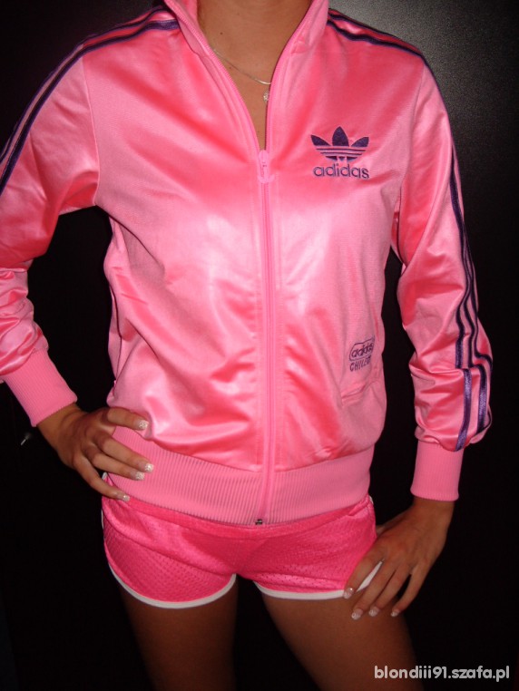 bluza rozowa adidas mega