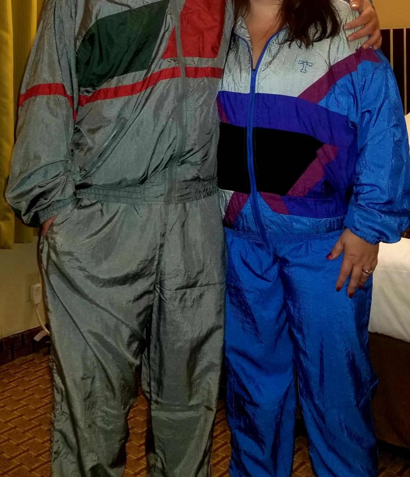 Date night in shellsuits