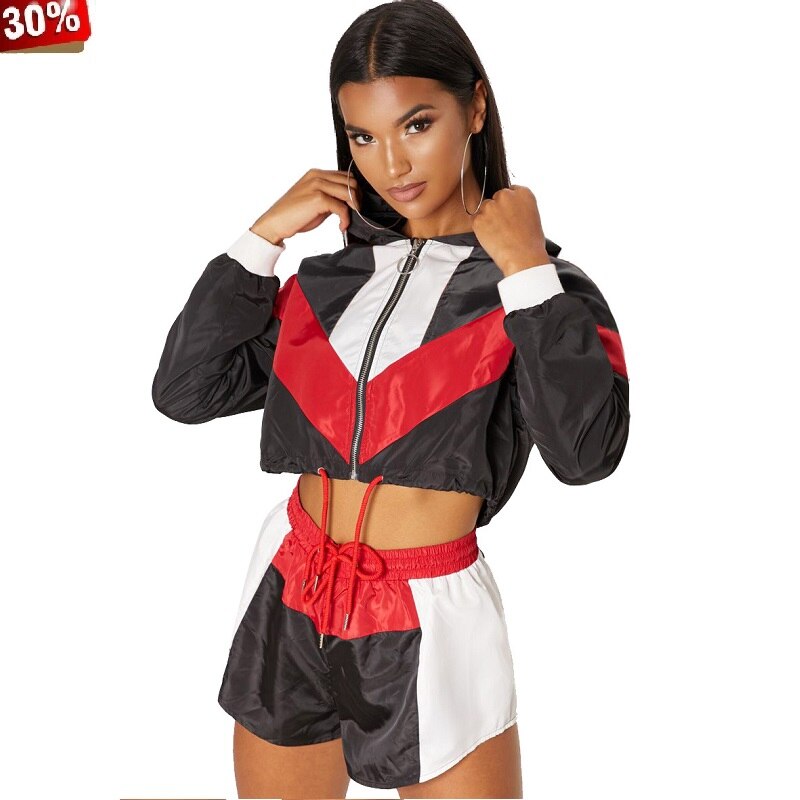 DesignerTracksuits2019SportyCasual2pcsWomensSetZipperUp