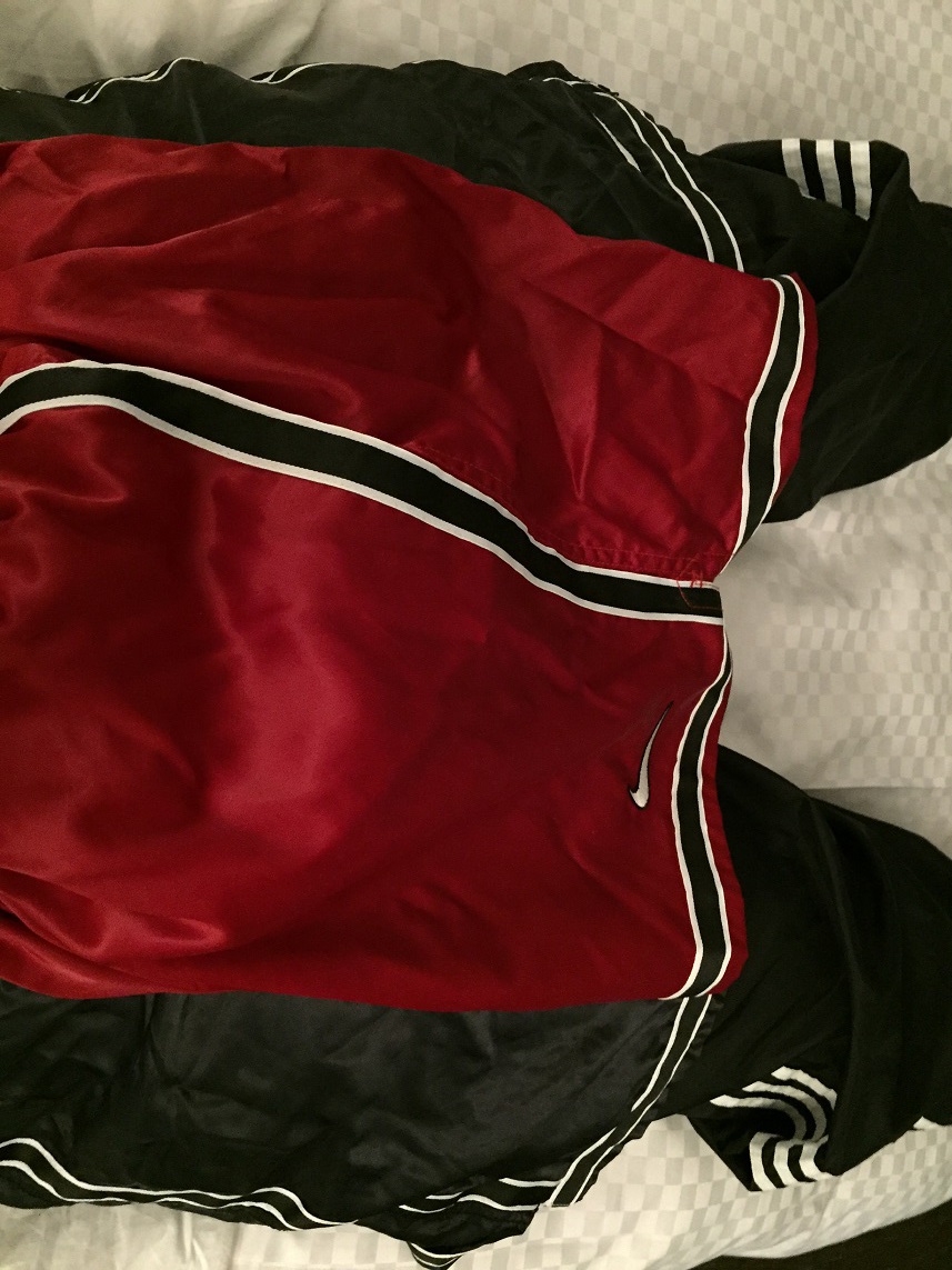 Different ways to layer Nike shorts and Adidas pants for comfort